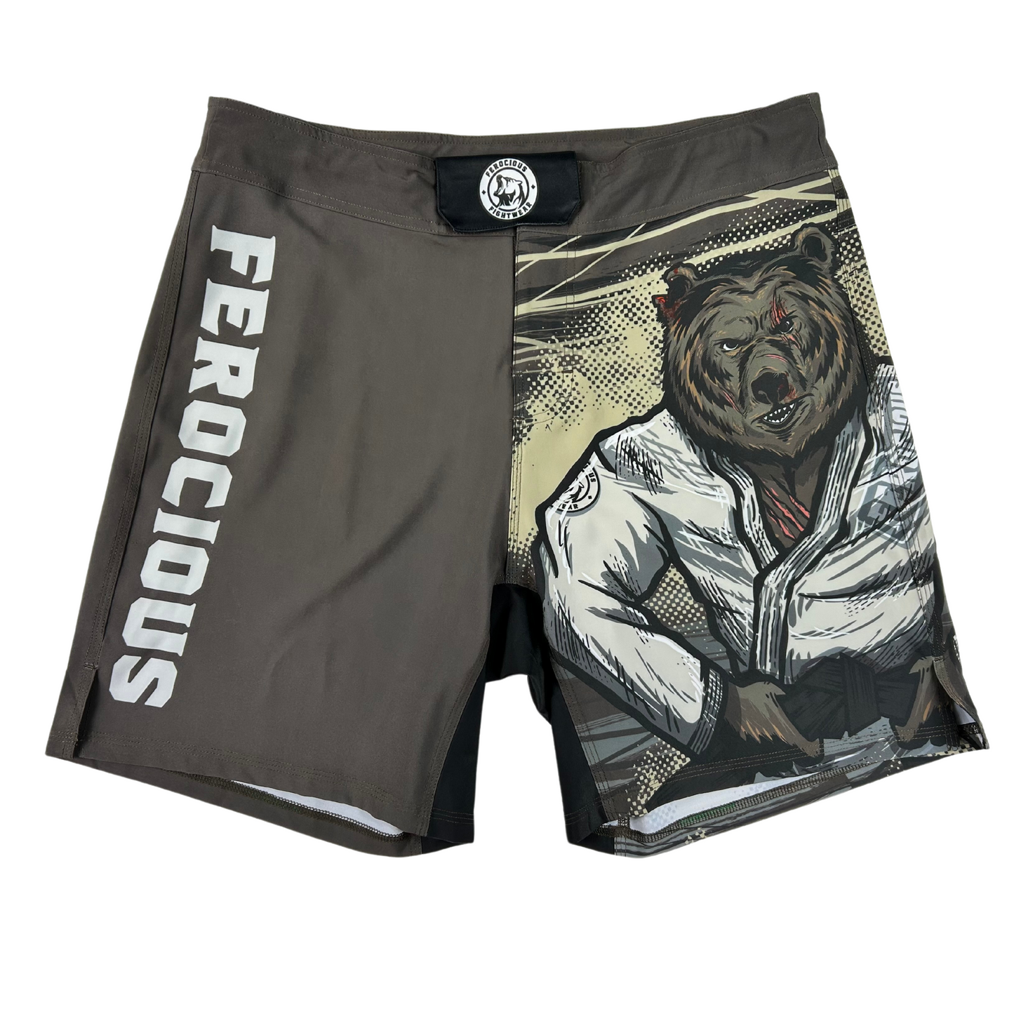 FIGHTING BEAR MENS MMA SHORTS