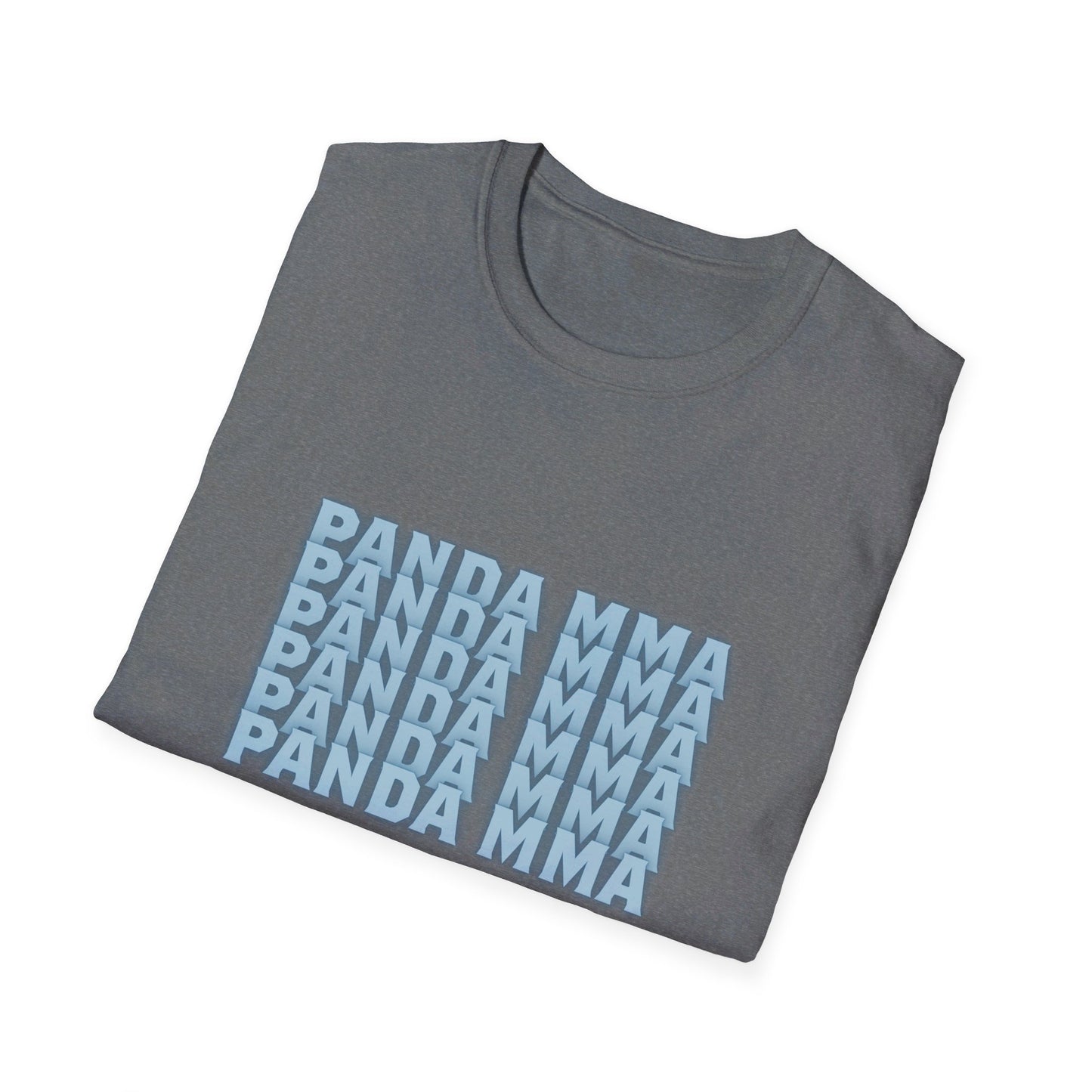 Panda MMA Duplicated Logo Gym Casual T-Shirt – Stylish and Comfortable