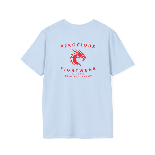 Ferocious Dragon Origins T-Shirt - Light Blue