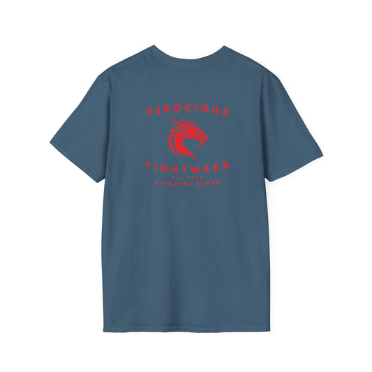 Ferocious Dragon Origins T-Shirt - Indigo Blue