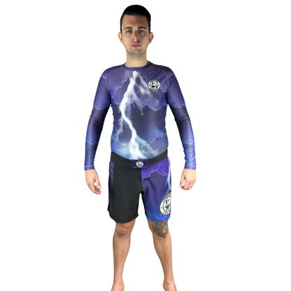 LIGHTNING STRIKE MENS LONG SLEEVE RASHGUARD