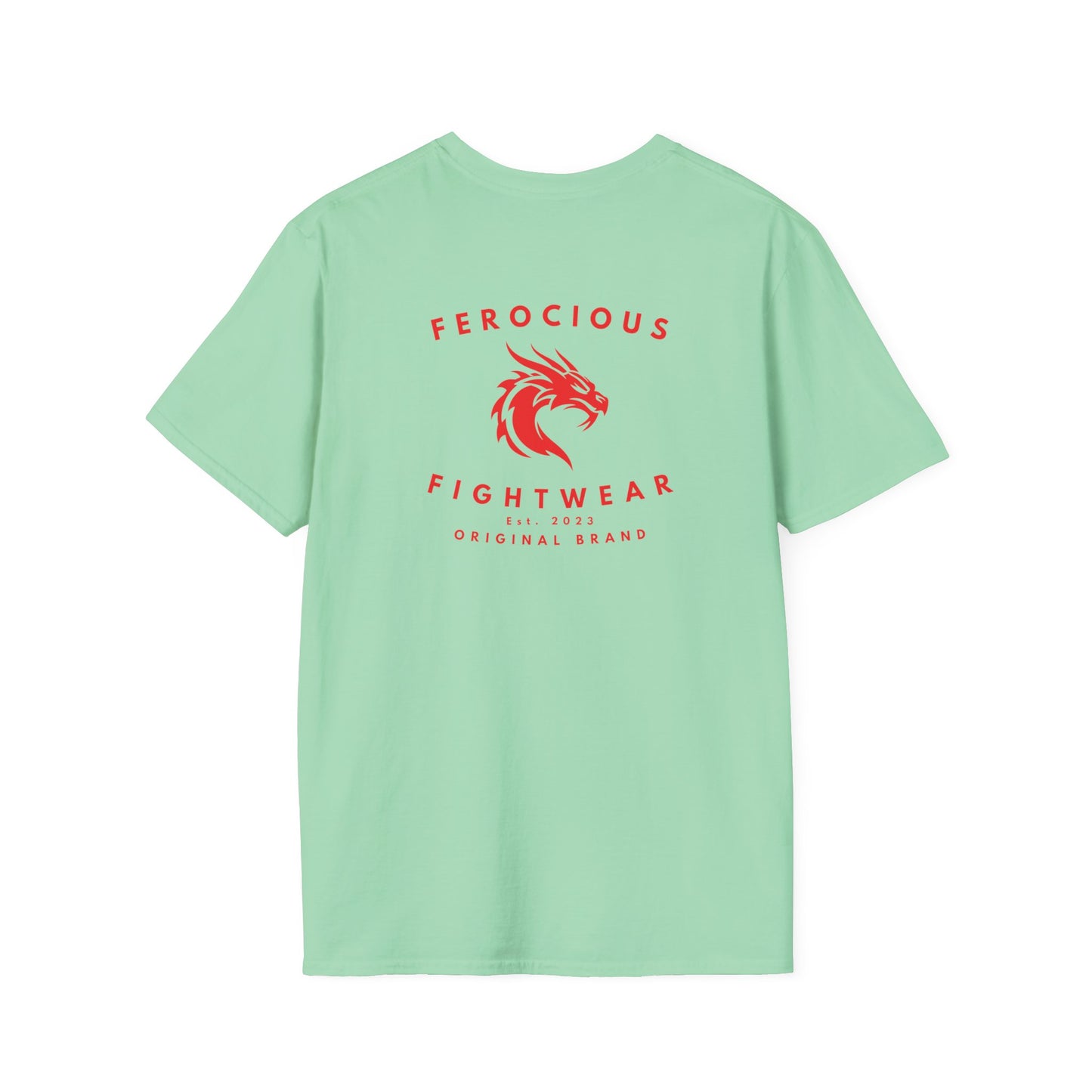 Ferocious Dragon Origins T-Shirt - Mint Green