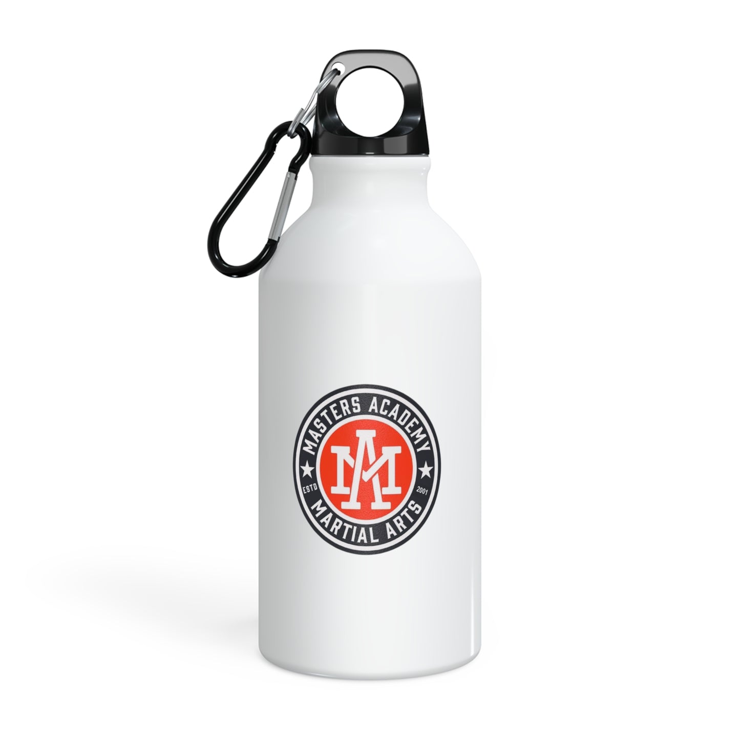 Masters Academy of Martial Arts - Clip-on Rucksack Water Bottle