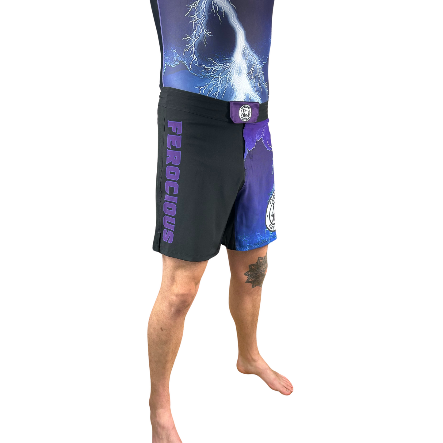 LIGHTNING STRIKE MENS MMA SHORTS