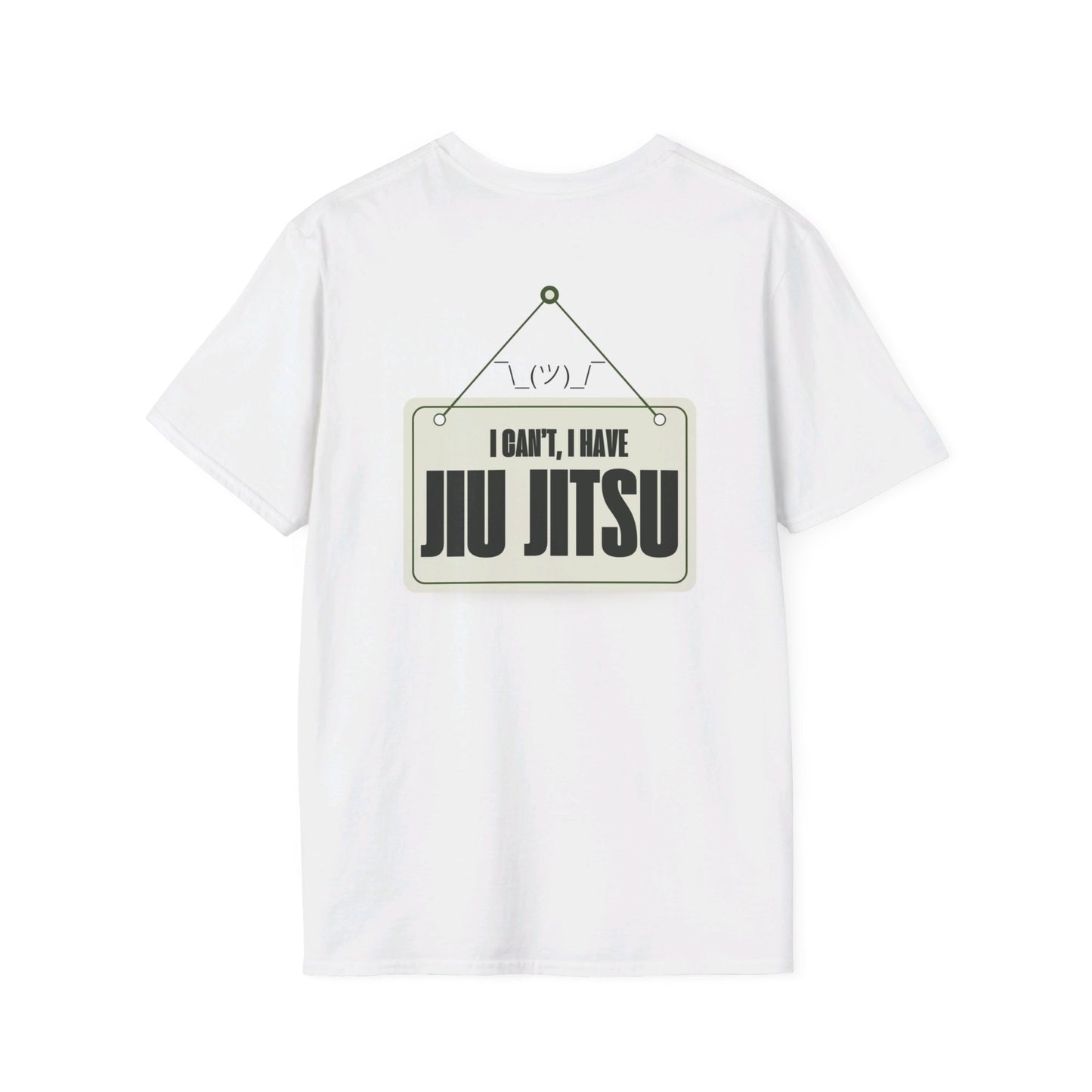 Funny "I Can't I Have Jiu Jitsu" T-Shirt Comical BJJ Tee Martial Arts Gift Shirt Brazillian Jiu Jitsu