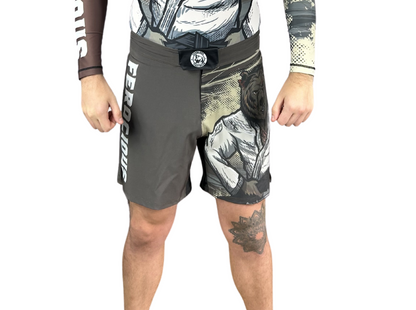 FIGHTING BEAR MENS MMA SHORTS