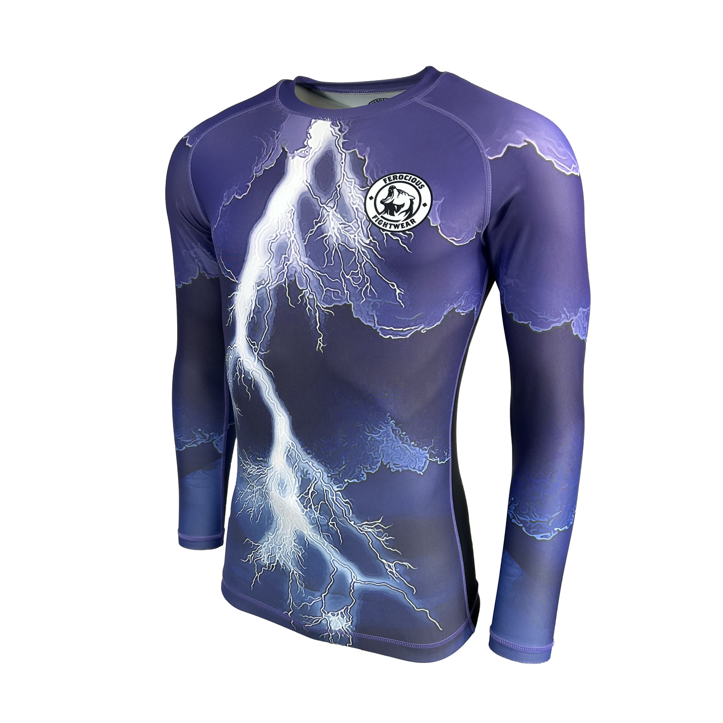 LIGHTNING STRIKE MENS LONG SLEEVE RASHGUARD