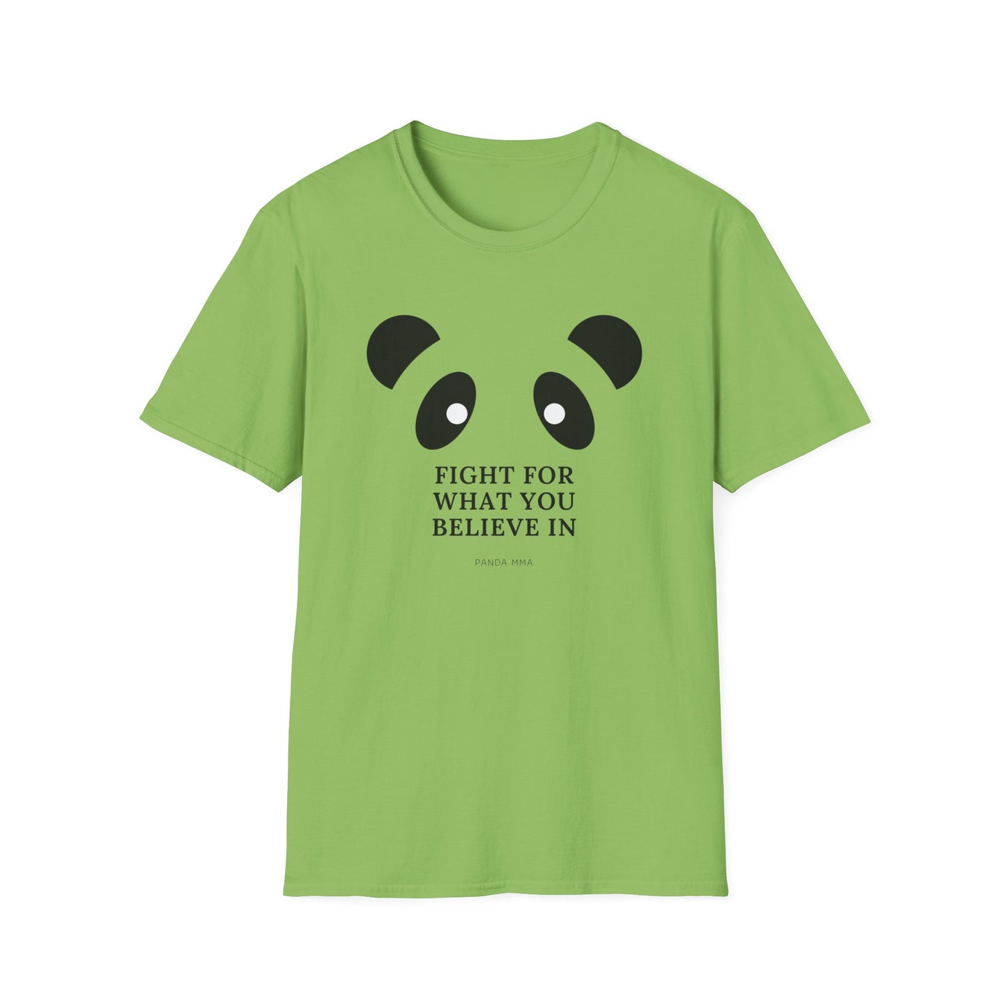 Panda MMA Fight for What You Believe In Graphic Tee – Bold, Stylish, and Perfect for Every Fighter Front & Back Design