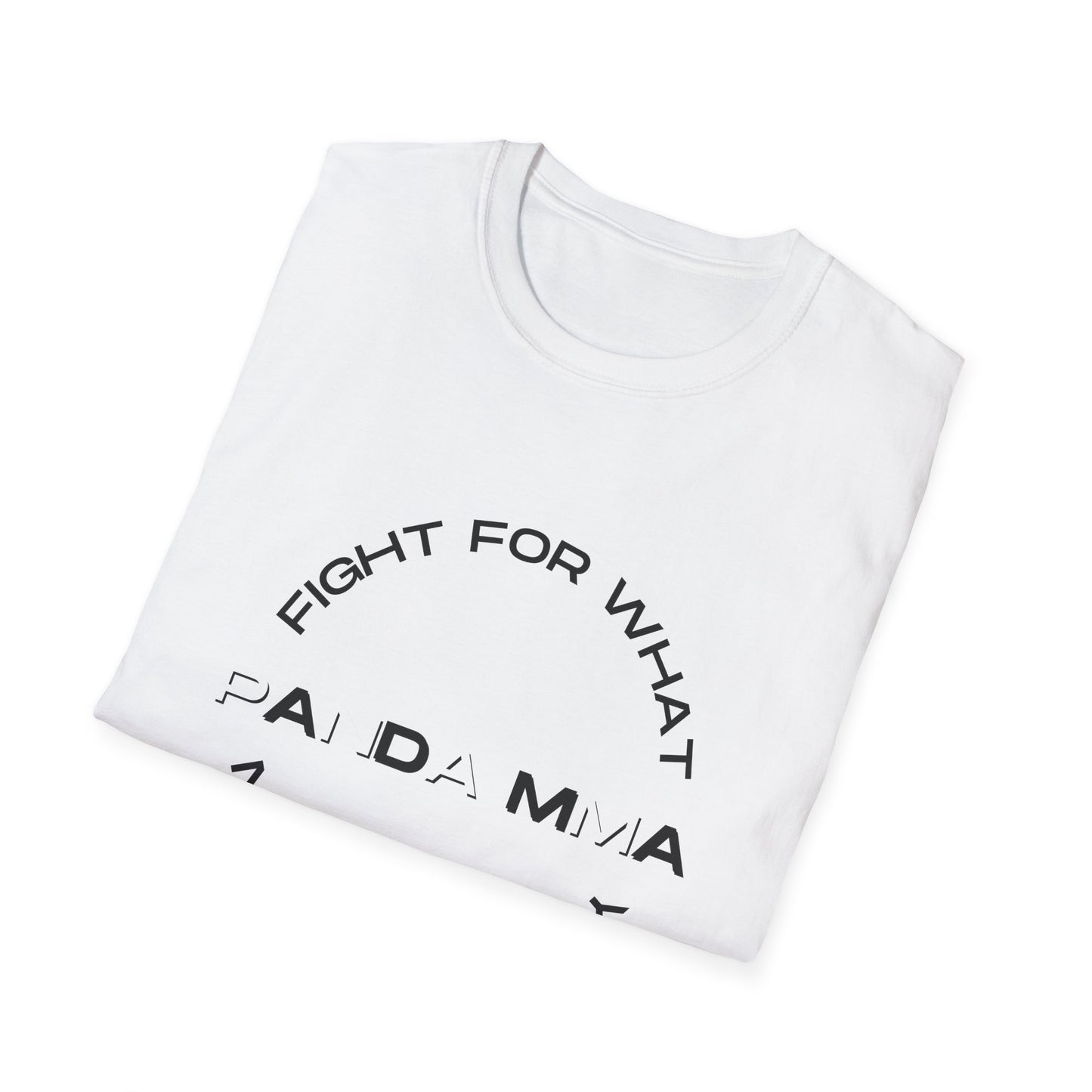 Panda MMA Gym Casual T-Shirt With Slogan