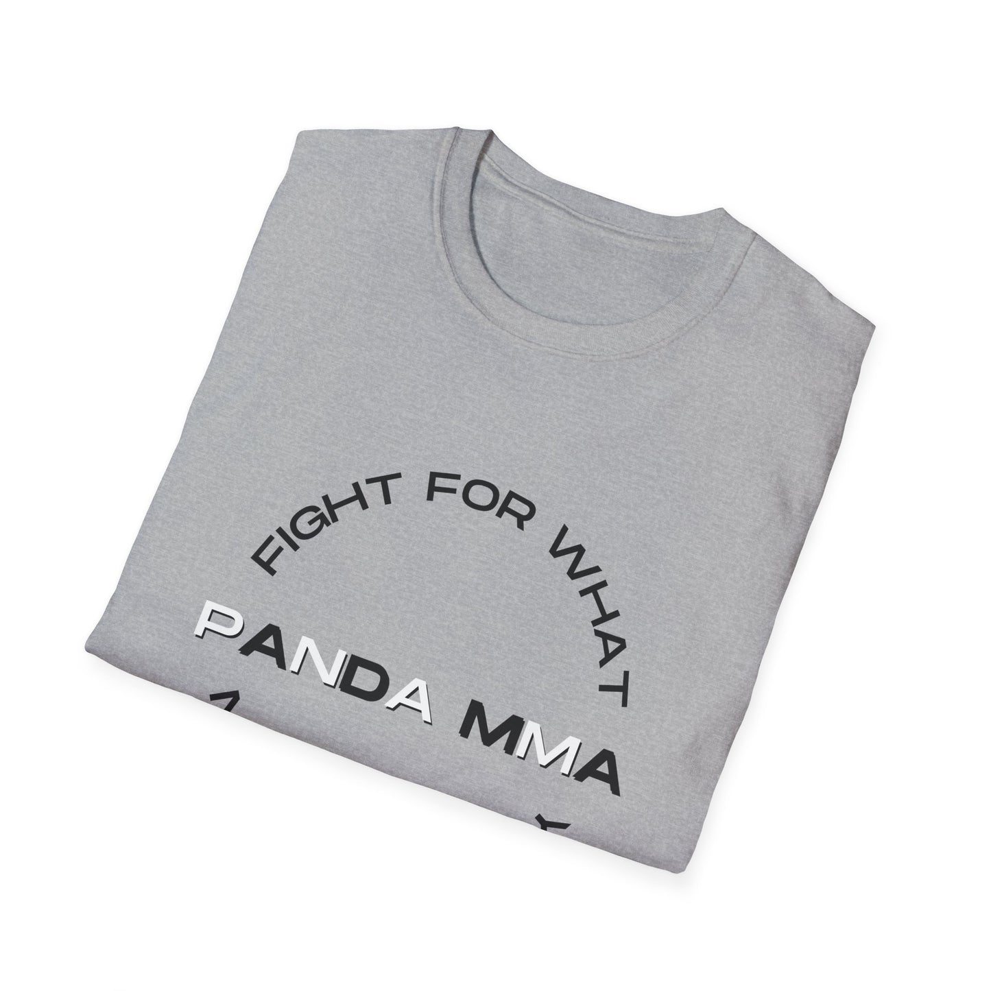 Panda MMA Gym Casual T-Shirt With Slogan