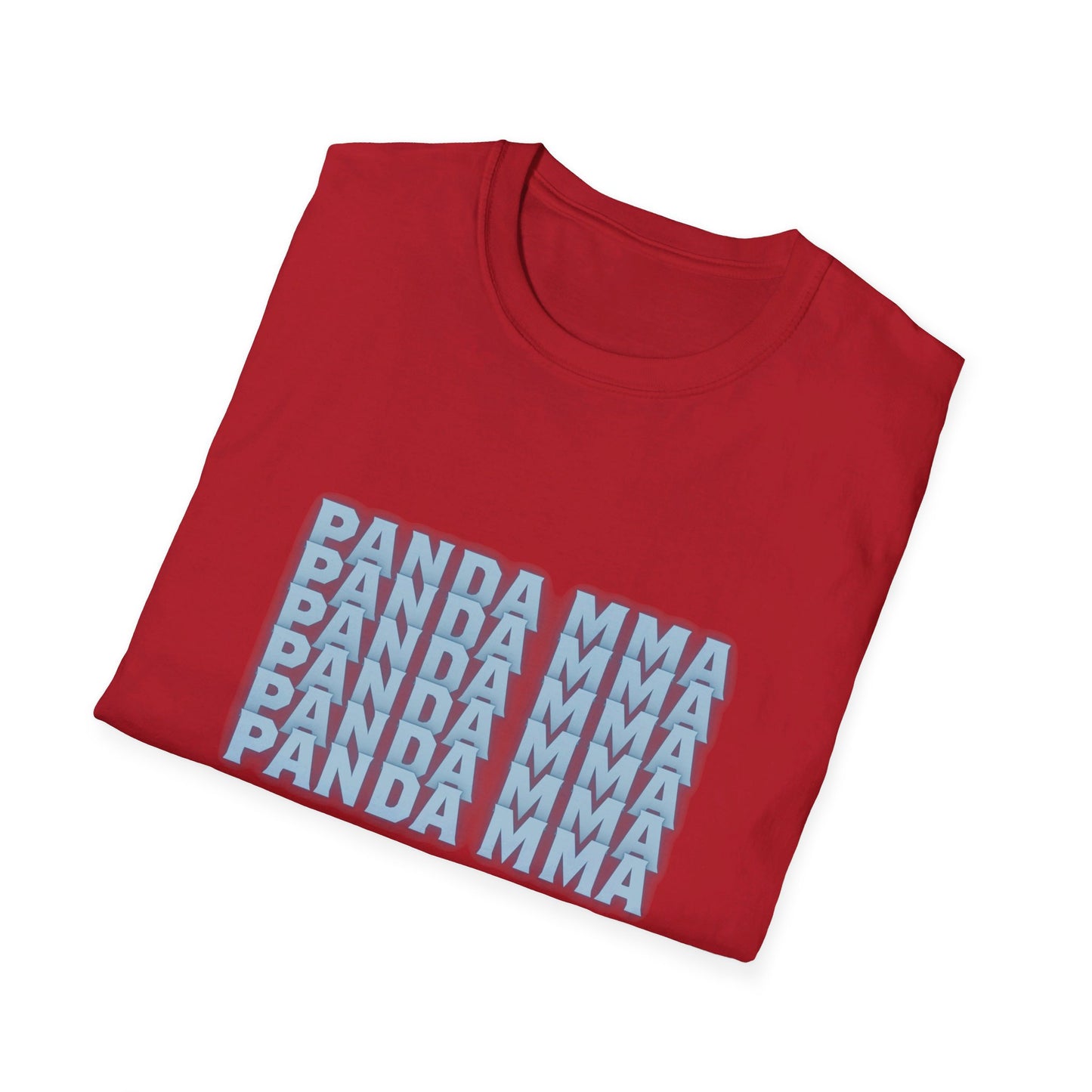 Panda MMA Duplicated Logo Gym Casual T-Shirt – Stylish and Comfortable