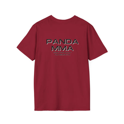 Panda MMA Logo Graphic Tee – Bold, Stylish, and Perfect for Every Fighter Front & Back Design