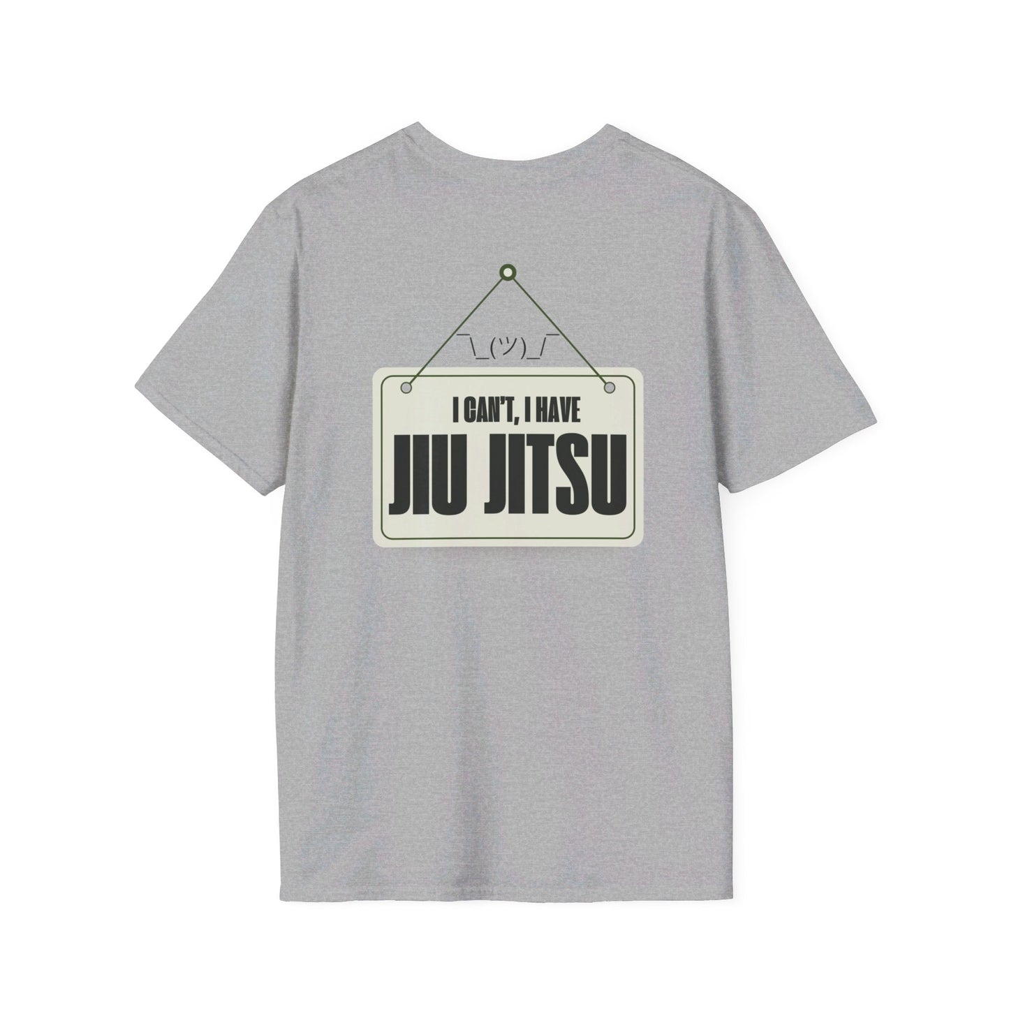 Funny "I Can't I Have Jiu Jitsu" T-Shirt Comical BJJ Tee Martial Arts Gift Shirt Brazillian Jiu Jitsu