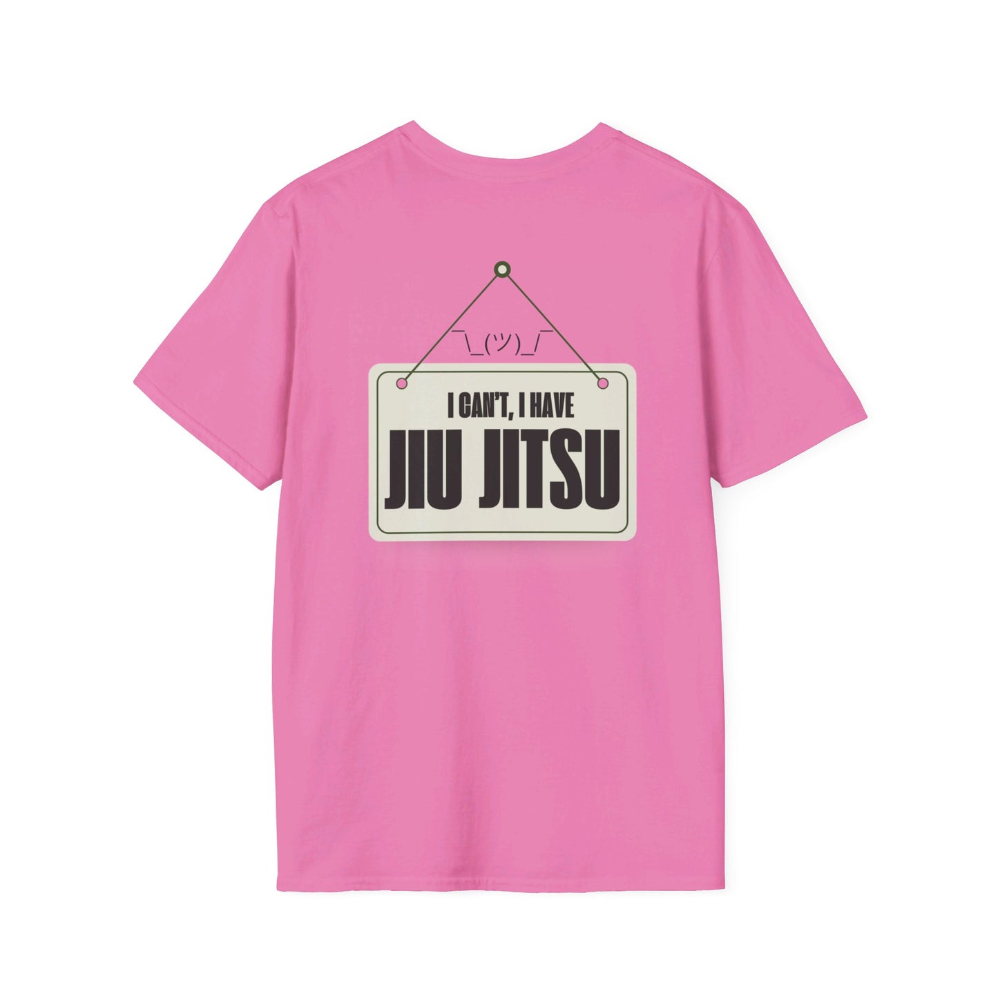 Funny "I Can't I Have Jiu Jitsu" T-Shirt Comical BJJ Tee Martial Arts Gift Shirt Brazillian Jiu Jitsu