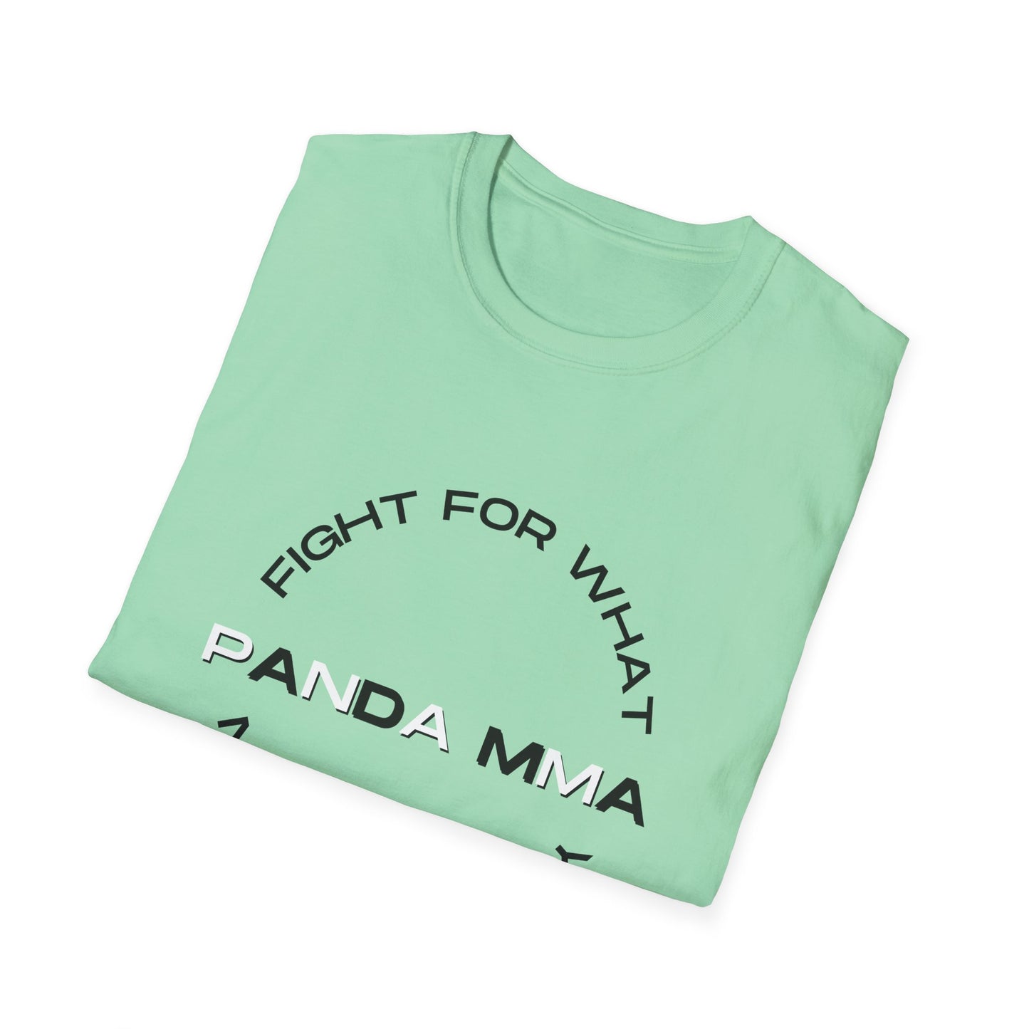 Panda MMA Gym Casual T-Shirt With Slogan