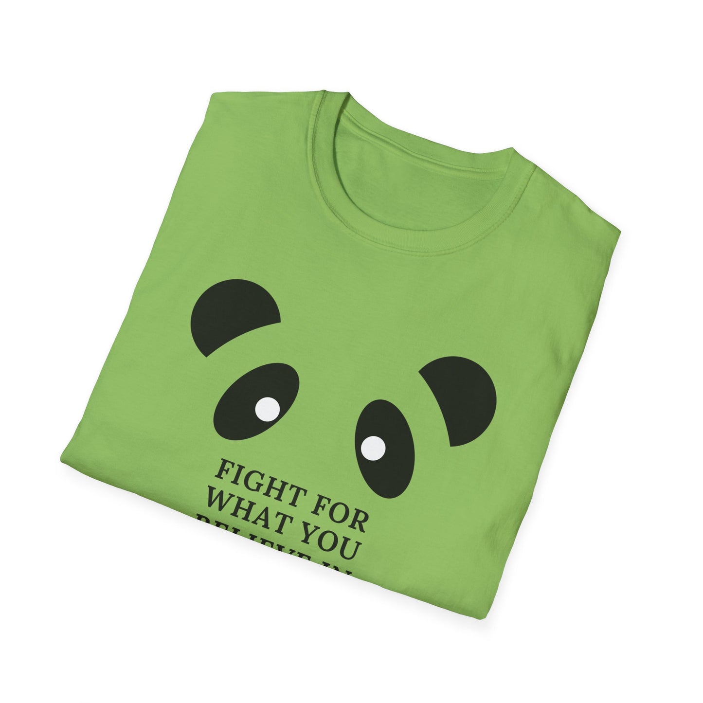 Panda MMA Fight for What You Believe In Graphic Tee – Bold, Stylish, and Perfect for Every Fighter Front & Back Design