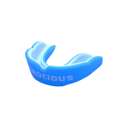 LIGHT BLUE AND WHITE ADULT MOUTHGUARD