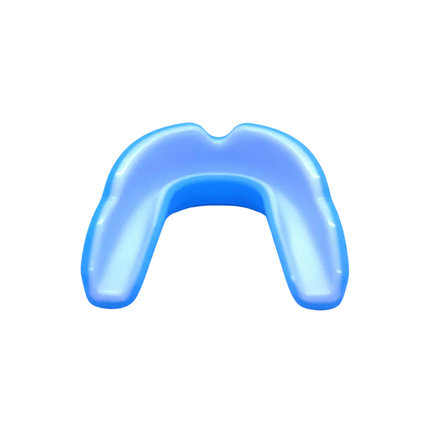 LIGHT BLUE AND WHITE ADULT MOUTHGUARD