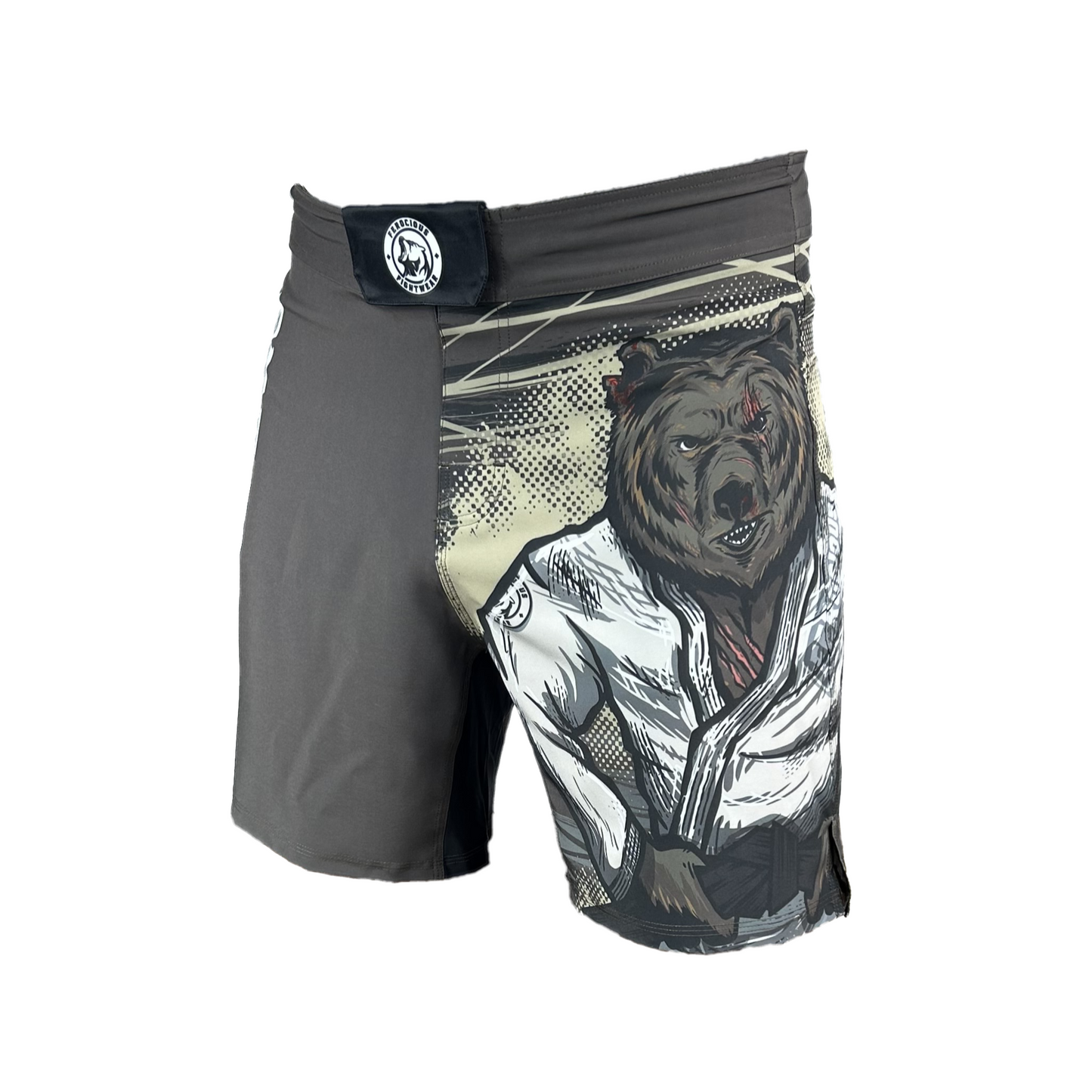 WOMENS FIGHTING BEAR MMA SHORTS