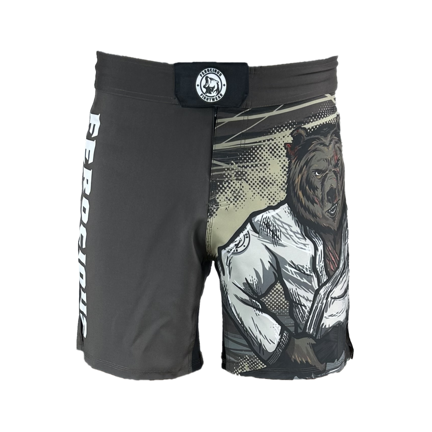 WOMENS FIGHTING BEAR MMA SHORTS