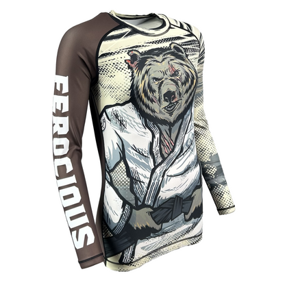 FEROCIOUS BEAR WOMENS LONG SLEEVE RASHGUARD