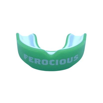 GREEN AND WHITE ADULT MOUTHGUARD