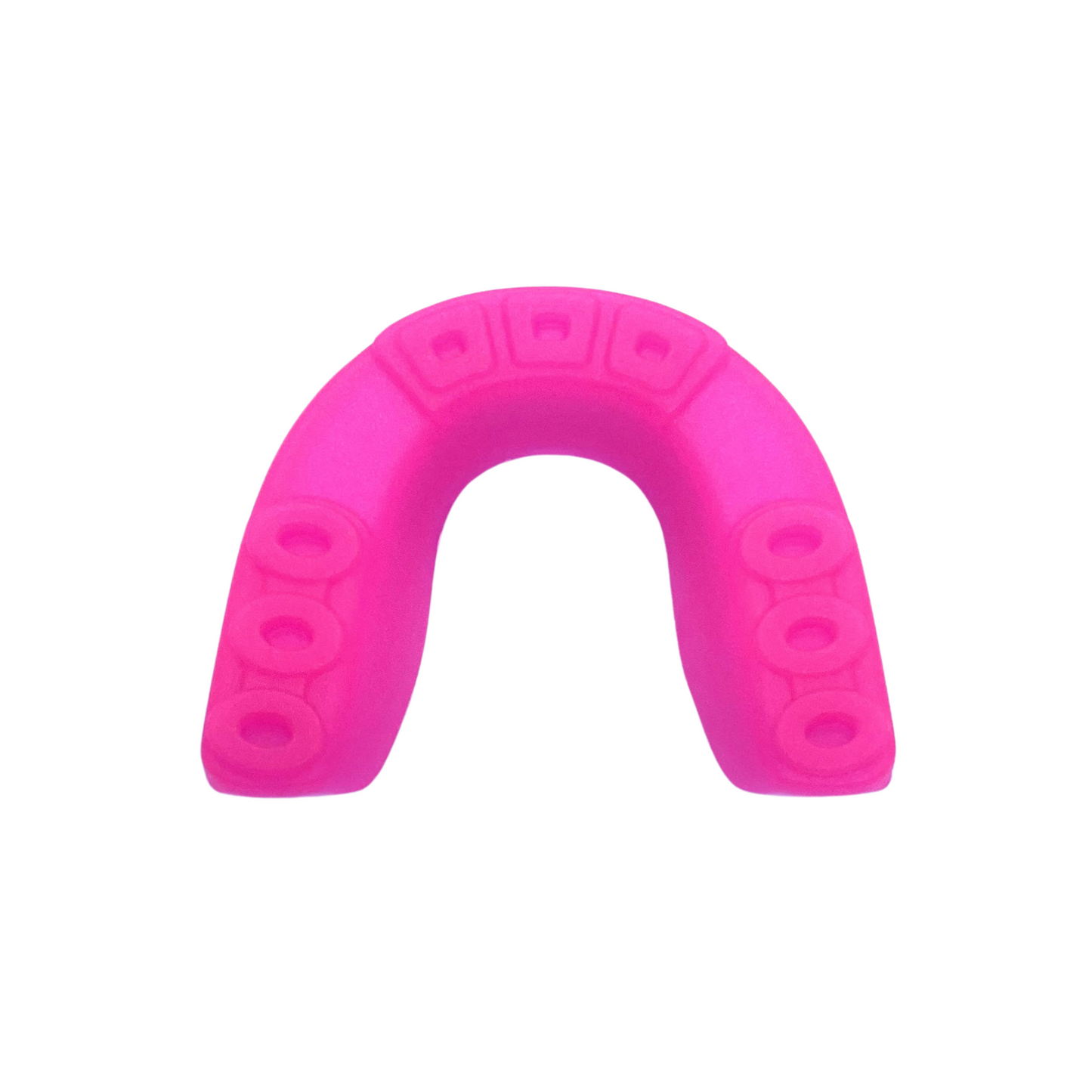 PINK AND WHITE ADULT MOUTHGUARD