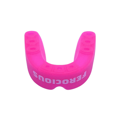 PINK AND WHITE ADULT MOUTHGUARD