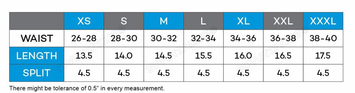 Training, MMA, BJJ, Muay Thai Shorts Sizing Guide, Fitting